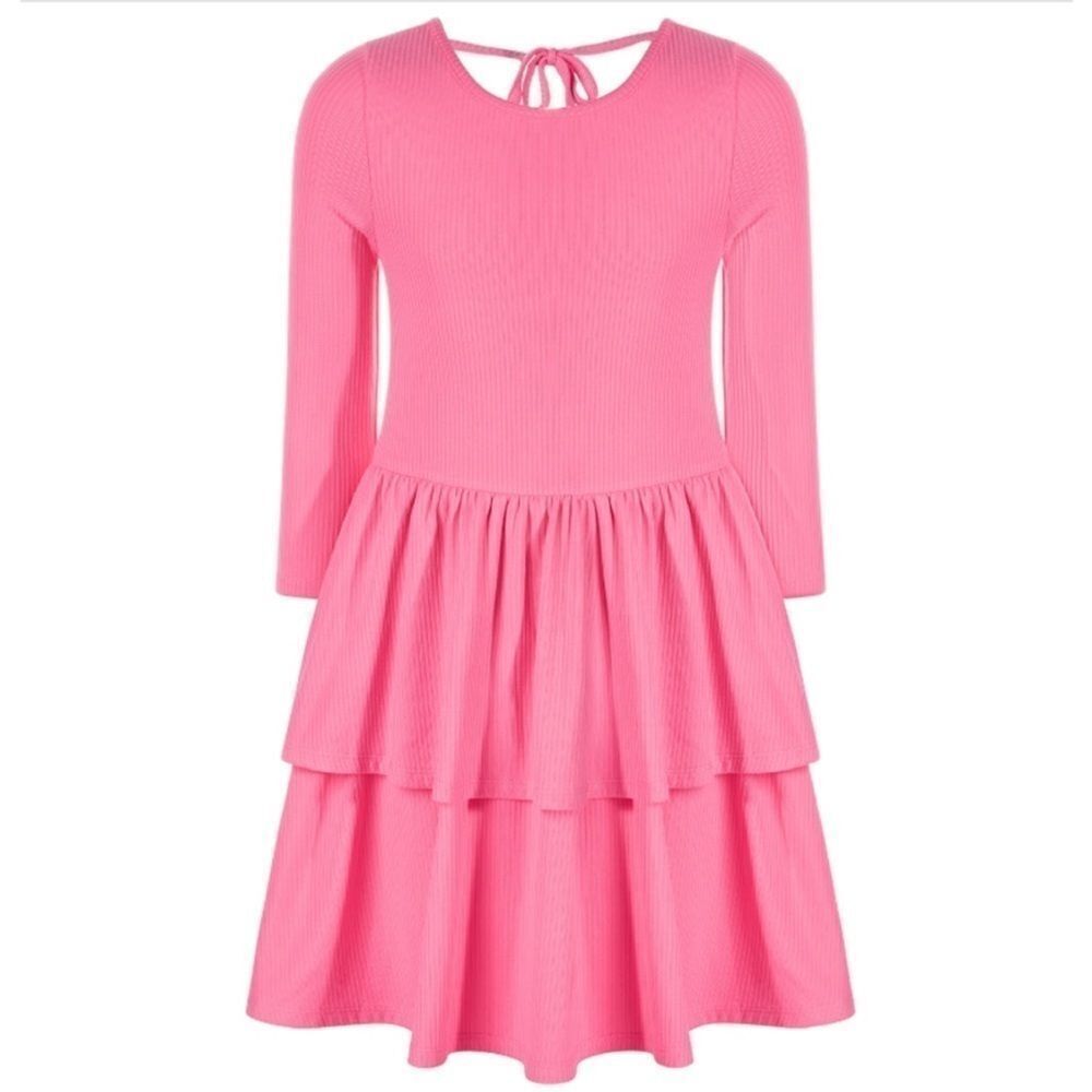 Epic Threads Big Girls Ribbed-Knit Tiered Ruffled Dress Sweetheart New